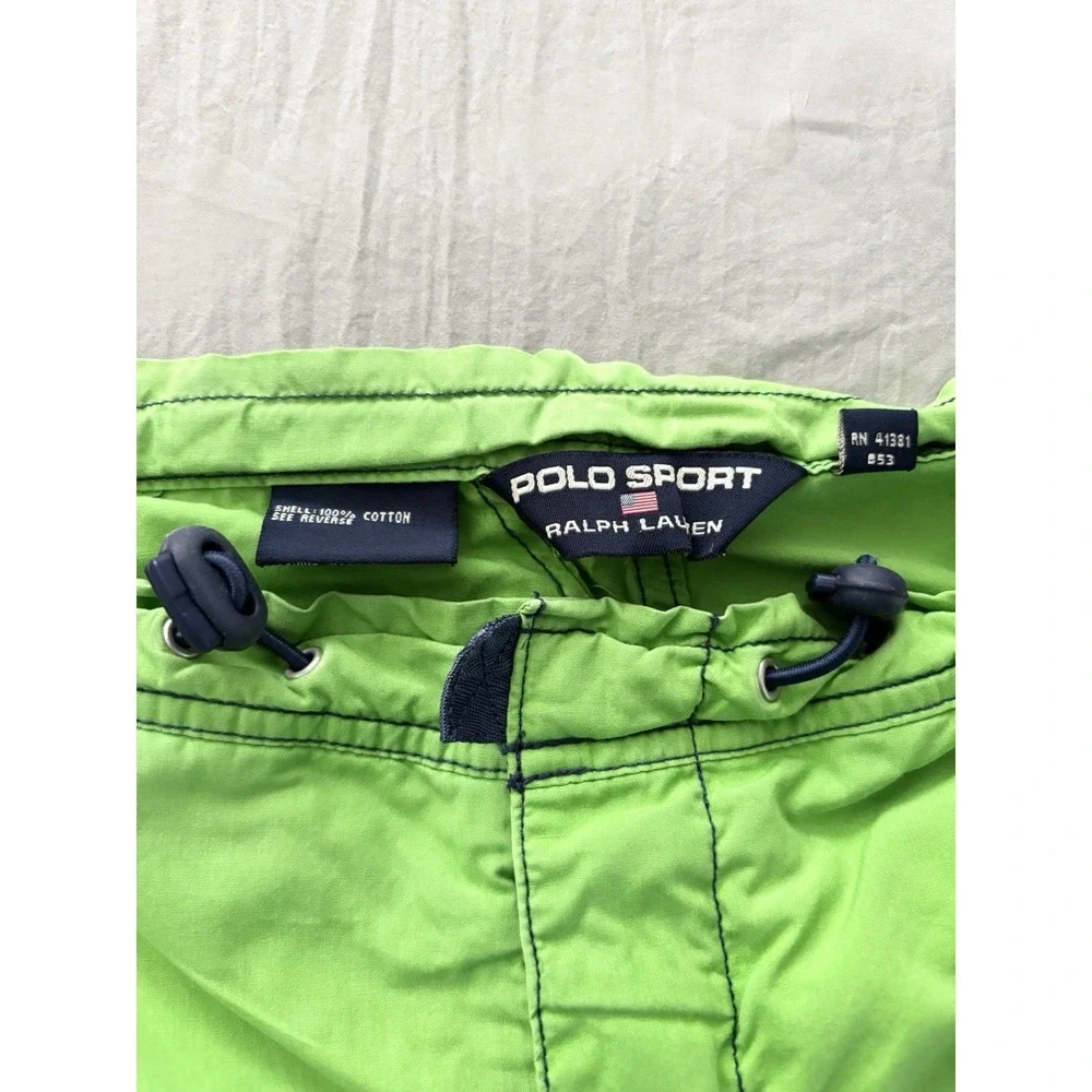 Vintage 90s Ralph Lauren Polo Sport Shorts Men's Large Green